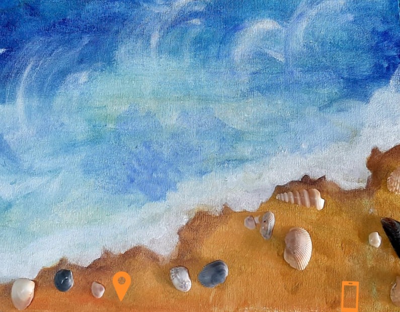 Beach artwork